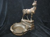 Paul Herzel Bronzed Ashtray wi