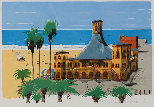PAUL HOGARTH, LITHO, SANTA MONICA