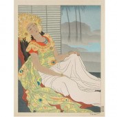 Paul Jacoulet APRES LA DANSE F