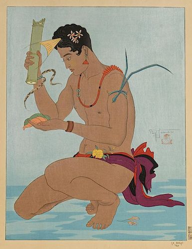 PAUL JACOULET COLORED WOODBLOCK, LE
