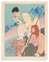 PAUL JACOULET WOODBLOCK PRINT