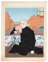 PAUL JACOULET WOODBLOCK PRINT