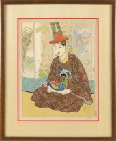 PAUL JACOULET WOODBLOCK PRINT