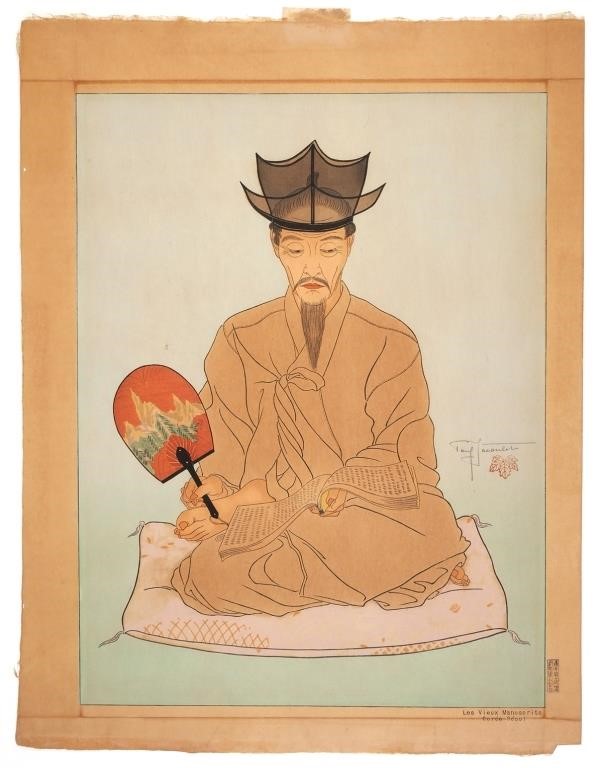 PAUL JACOULET, WOODBLOCK