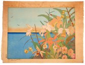 PAUL JACOULET, WOODBLOCK PRINT