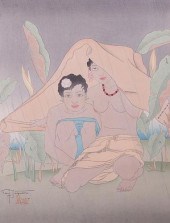 PAUL JACOULET WOODBLOCK PRINTP