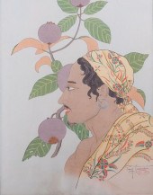 PAUL JACOULET WOODBLOCK PRINTP