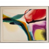 PAUL JENKINS, LARGE WATERCOLOR