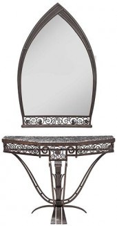 PAUL KISS ART DECO WROUGHT IRO