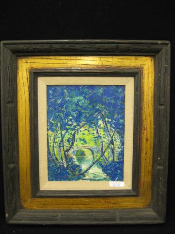 Paul Lancaster Oil landscape with