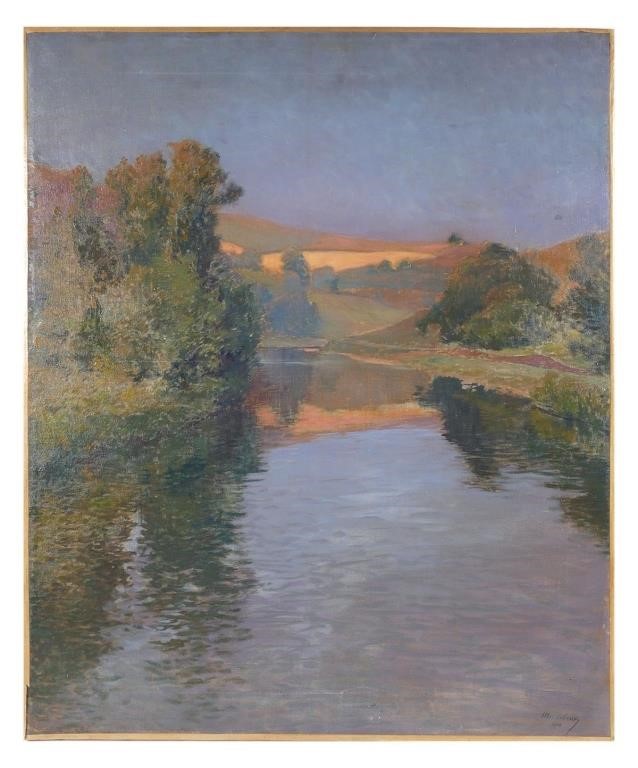PAUL MADELINE, OIL ON CANVAS