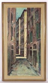 PAUL MANN (B.1955) STREET IN N