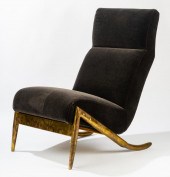 PAUL MARRA SLIPPER CHAIR IN BR
