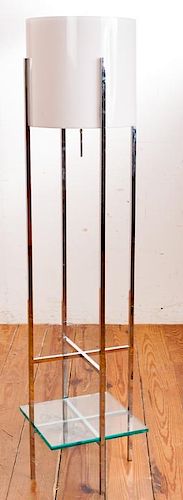 PAUL MAYEN CHROME FLOOR LAMP W/