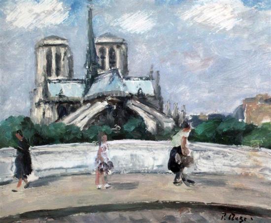 Paul Maze (1887-1979) oil on