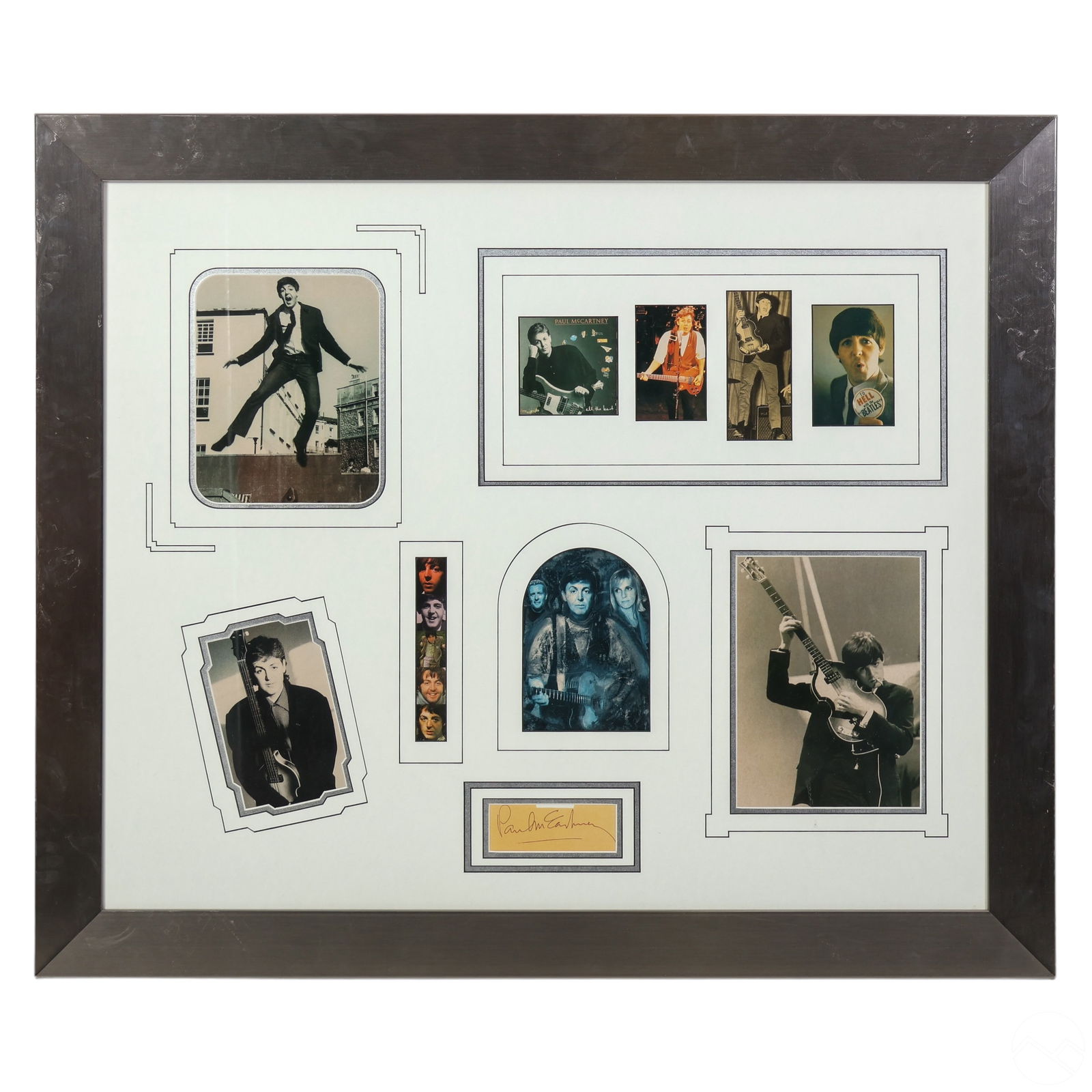 PAUL MCCARTNEY SIGNED BEATLES PHOTO