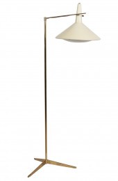 PAUL MCCOBB FLOOR LAMPbrass, e