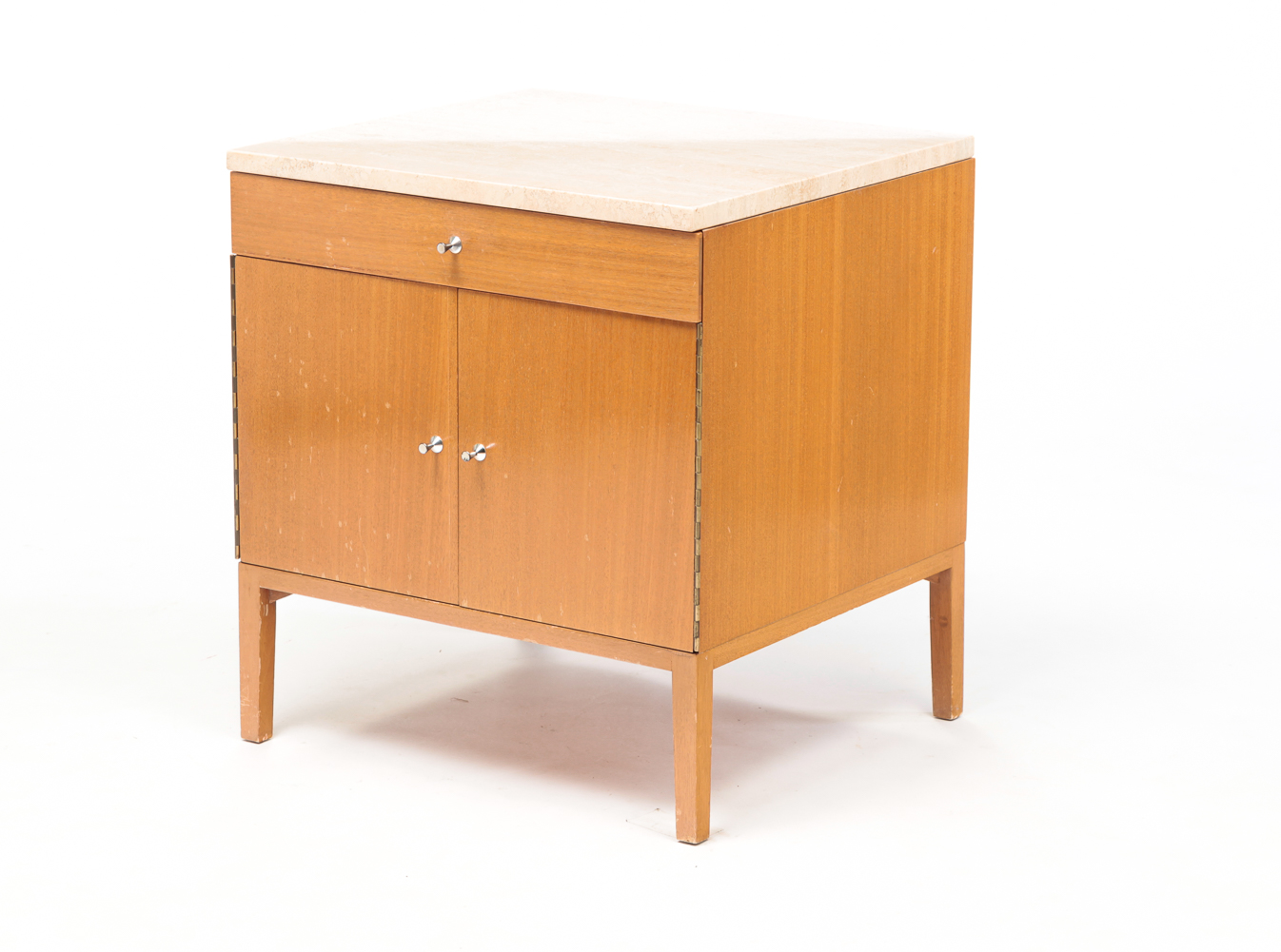 PAUL MCCOBB  MARBLE TOP STAND.