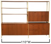 PAUL MCCOBB MID CENTURY SHELVI