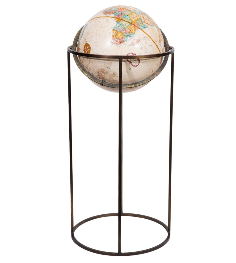 PAUL MCCOBB STYLE REPLOGLE GLOBE ON