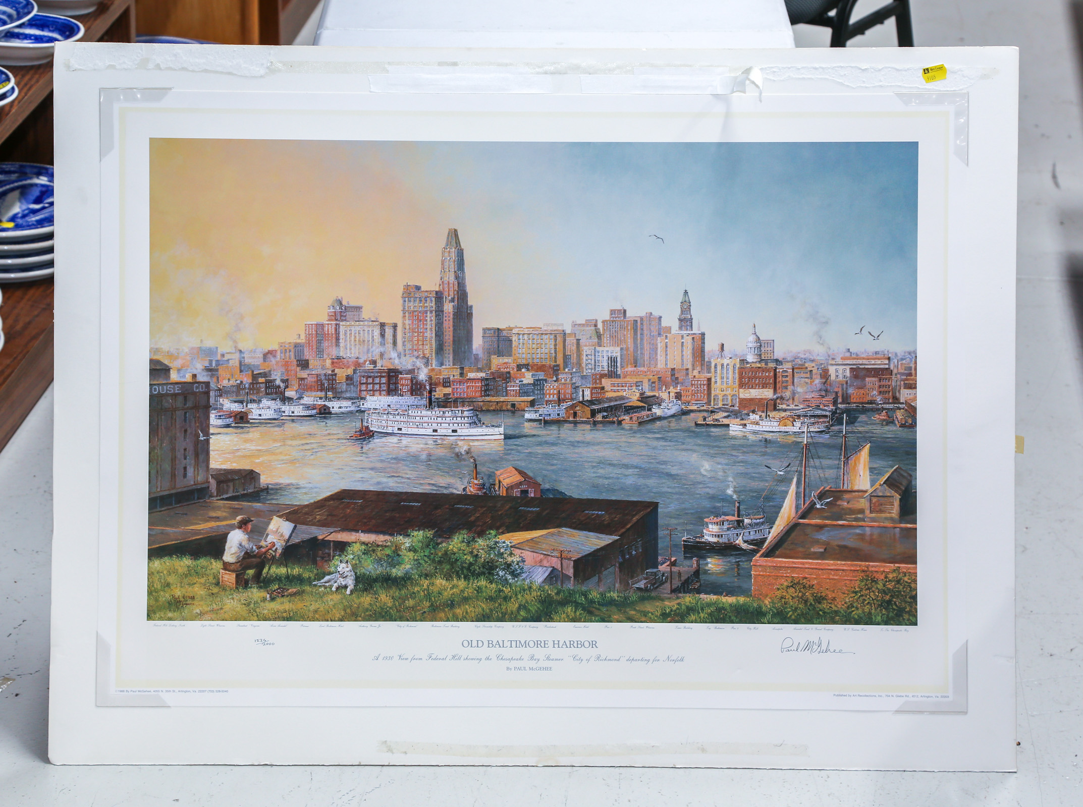 PAUL MCGEHEE. BALTIMORE HARBOR,