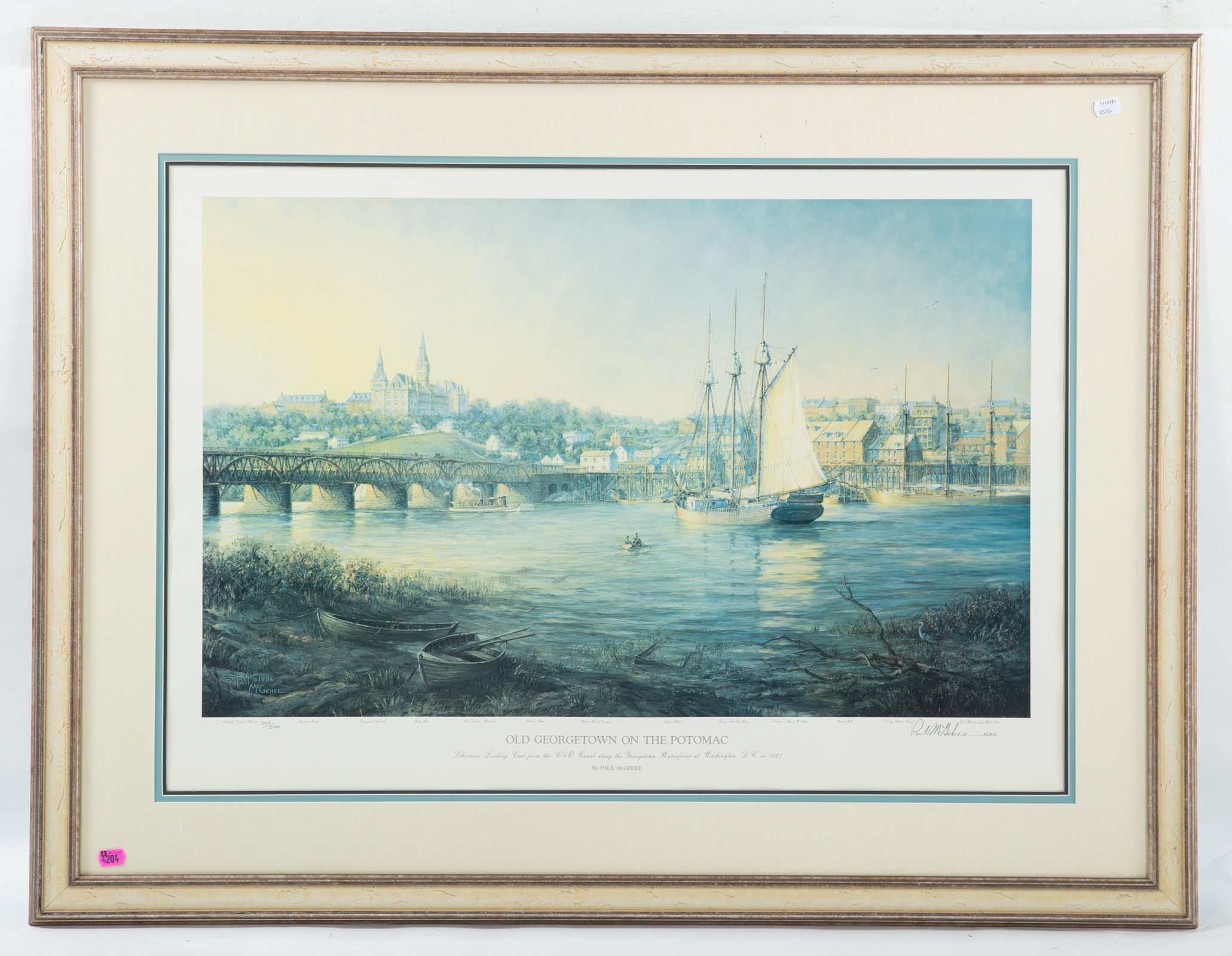 PAUL MCGEHEE. "OLD GEORGETOWN ON