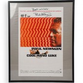PAUL NEWMAN SIGNED COOL HAND L