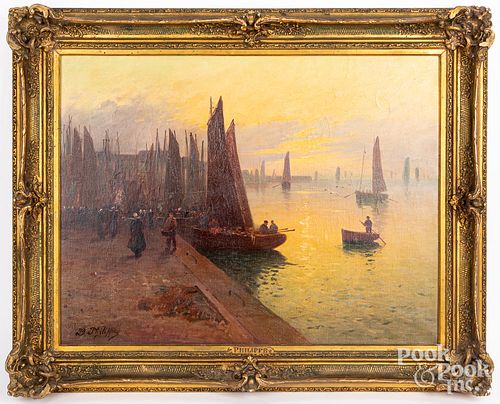 PAUL PHILIPPE OIL ON CANVAS OF