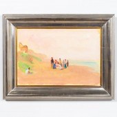 PAUL RESIKA, BEACH SCENE, FRAM