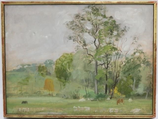 PAUL RESIKA (BORN 1928, NY), OIL