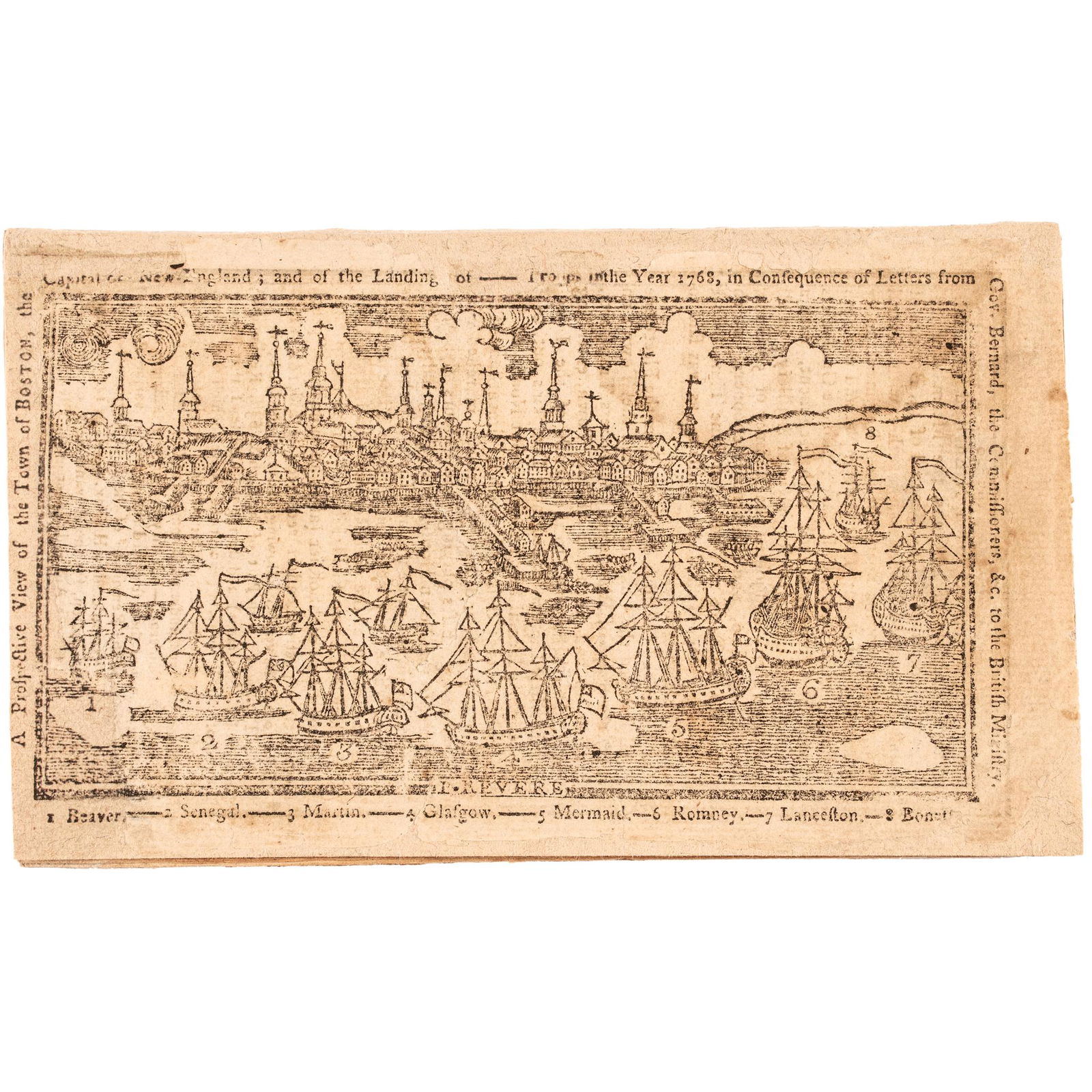 PAUL REVERE, JR. ENGRAVED