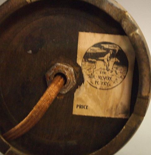 PAUL REVERE POTTERY LAMPA Paul