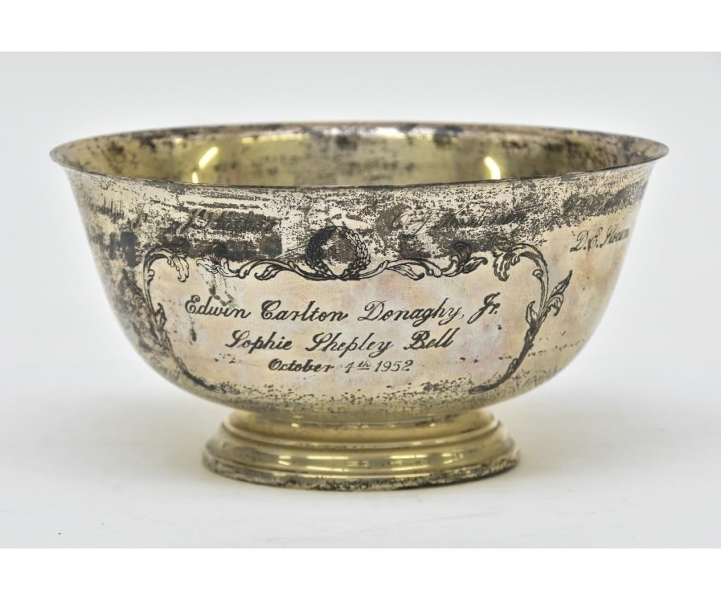 Paul Revere sterling silver wedding