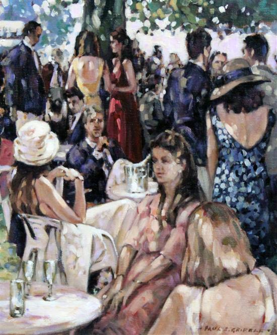 Paul S. Gribble (1938-) oil on