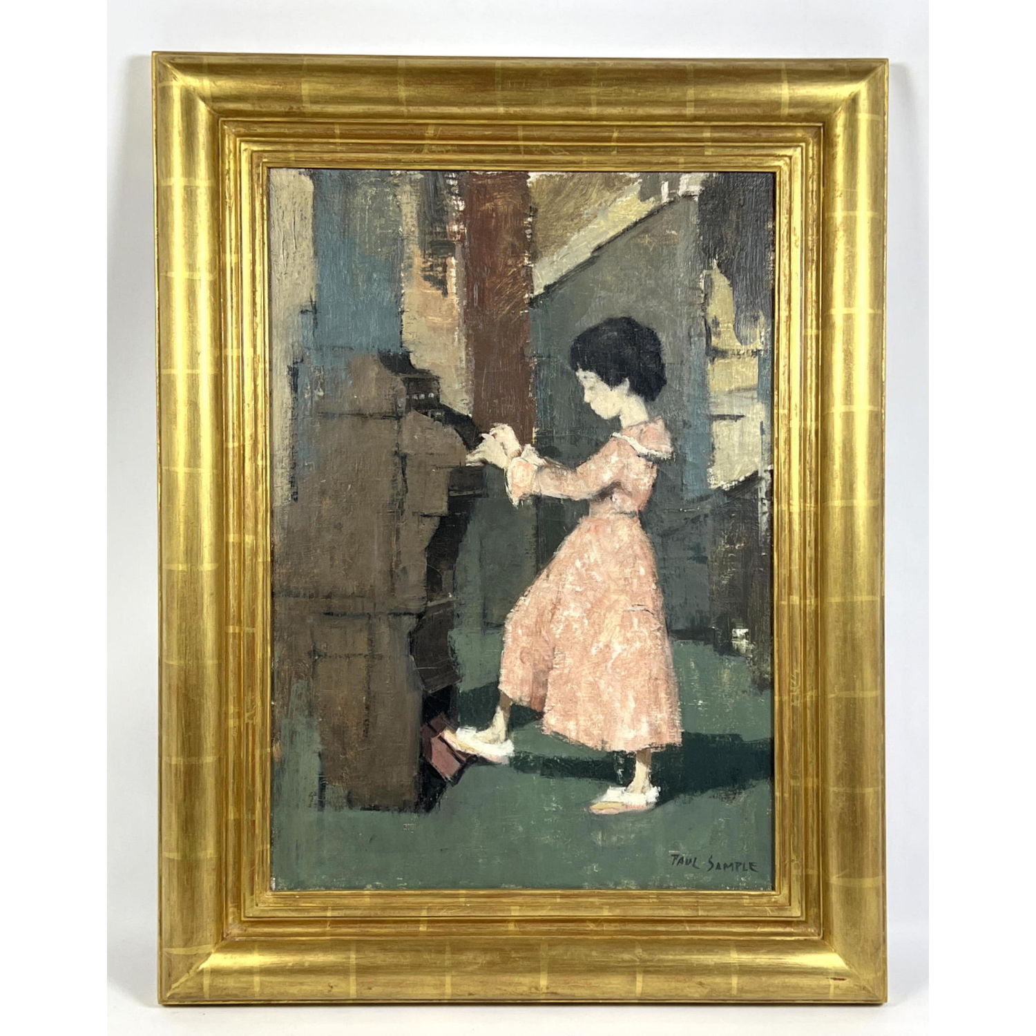 PAUL SAMPLE Painting on Canvas.