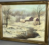 PAUL SCHICK OIL ON ARTIST BOAR