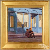 PAUL SCHULENBURG OIL ON BOARDP