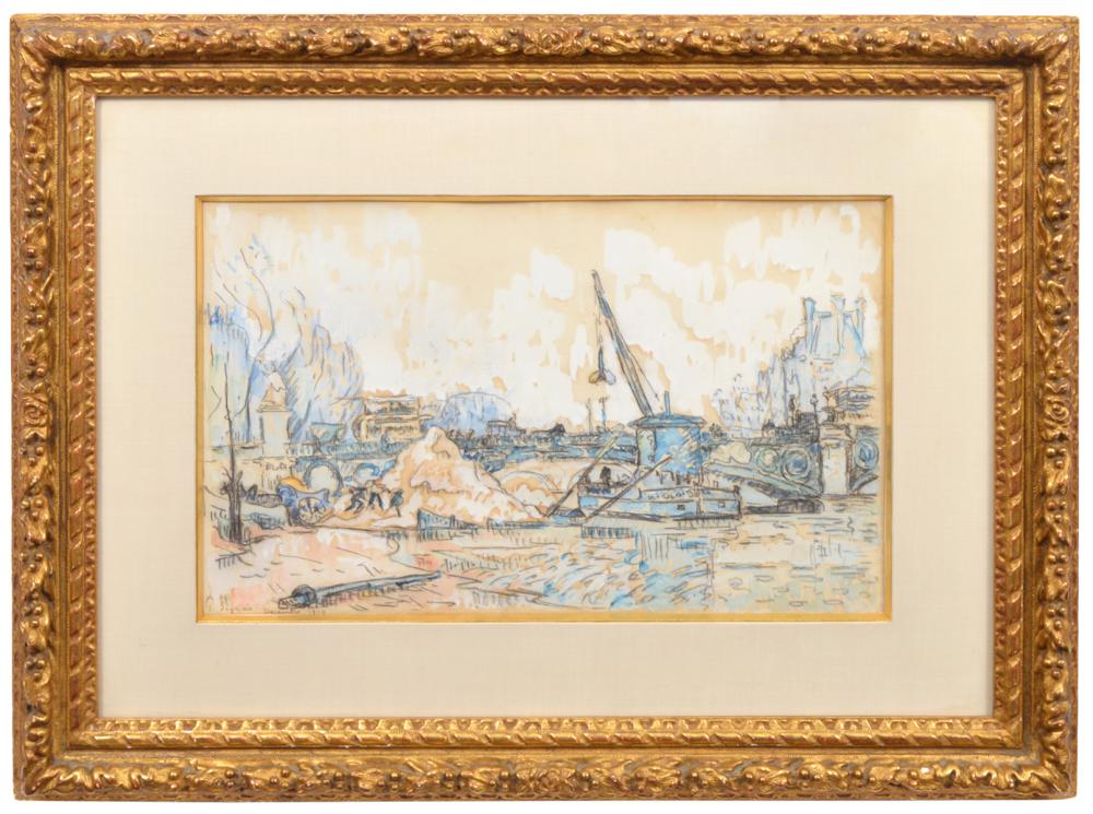 PAUL SIGNAC 'LE PONT DE SAINT