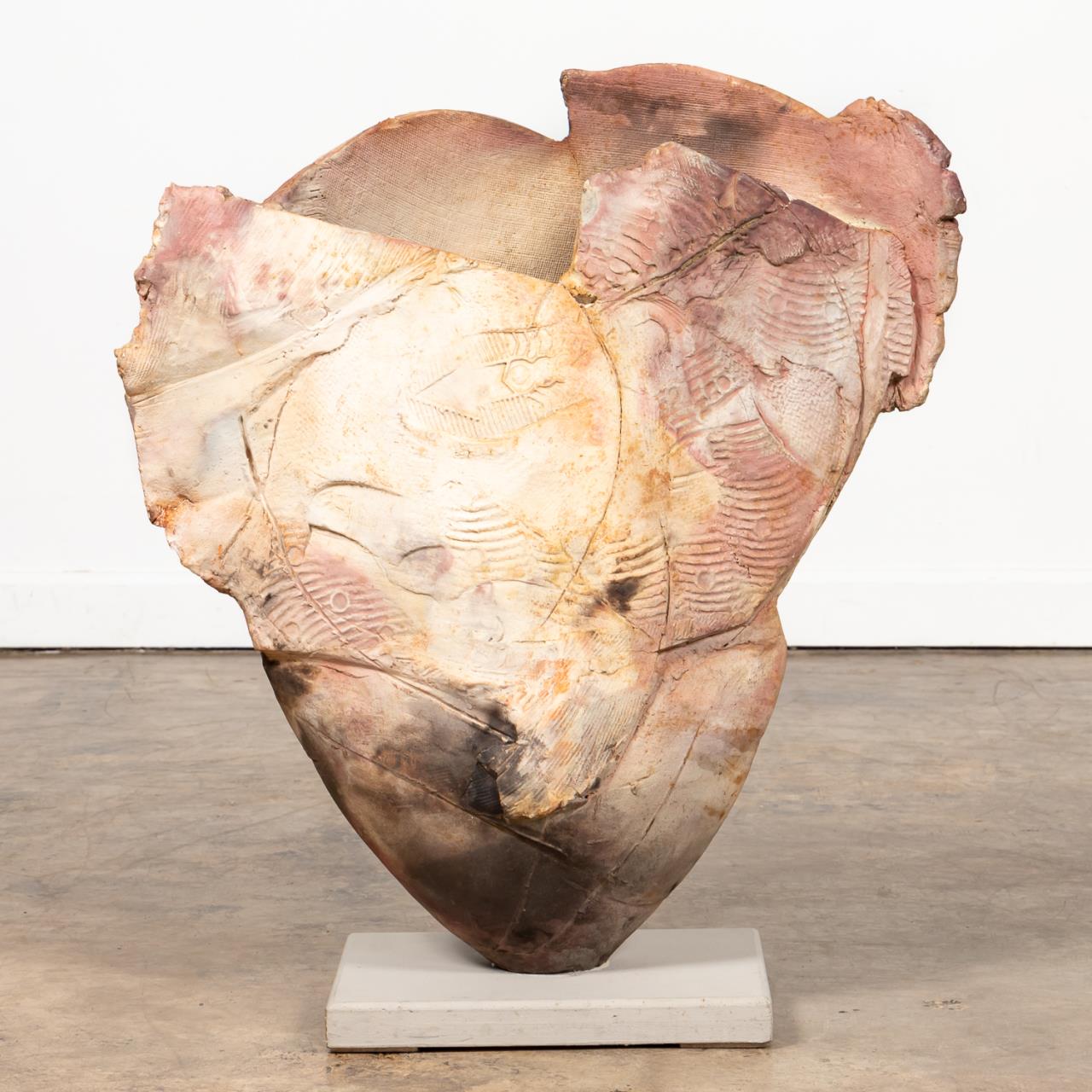 PAUL SOLDNER LARGE RAKU CERAMIC