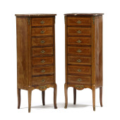 PAUL SORMANI, PAIR OF INLAID M