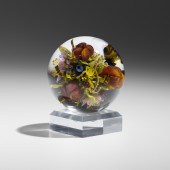 Paul Stankard. Botanical orb.