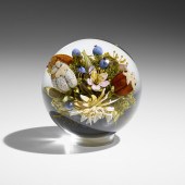Paul Stankard. Botanical orb.