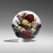 Paul Stankard. Botanical orb.