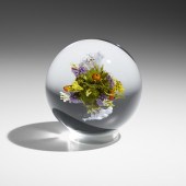 Paul Stankard. Botanical orb.
