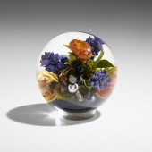 Paul Stankard. Botanical orb.