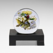 Paul Stankard. Botanical orb.