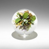 Paul Stankard. Botanical orb.