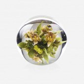 Paul Stankard. Floral Orb. c.