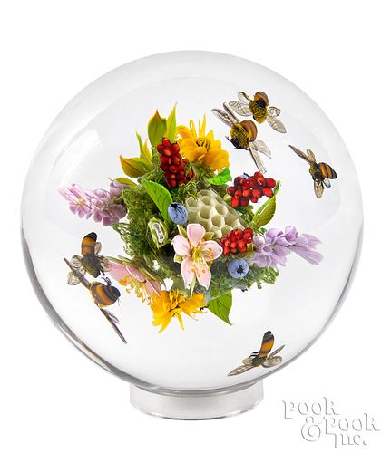PAUL STANKARD GLASS PAPERWEIGHT