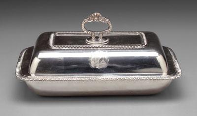 Paul Storr silver entr&eacute;e,